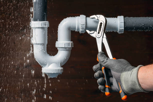 Professional Water Line Repair technician working in Fulton, NY